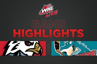 WHL Highlights: Winterhawks (6) at Rockets (5) OT - September 24, 2022