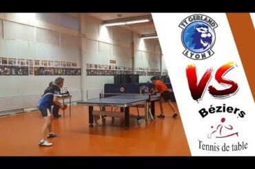 LYON 7 GERLAND TT vs BEZIERS TT | NATIONALE 3 | TENNIS DE TABLE | HIGHLIGHTS