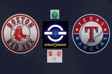 Strat-O-Matic Baseball Card & Dice - 1967 Boston Red Sox vs 2023 Texas Rangers