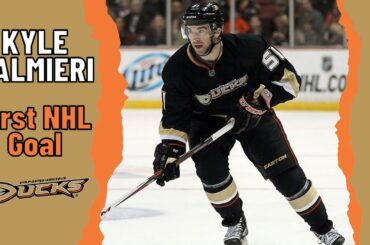 Kyle Palmieri #51 (Anaheim Ducks) first NHL goal Nov 3, 2010 (Classic NHL)