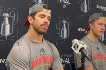 Evan Rodrigues, Anton Lundell: Florida Panthers Fly to Edmonton for Game 6 of Stanley Cup Final