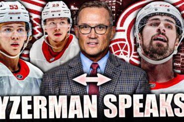 STEVE YZERMAN MAKES SOME CONCERNING COMMENTS… LUCAS RAYMOND & MORITZ SEIDER CONTRACT TALK + LARKIN