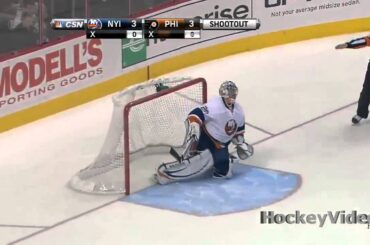 Claude Giroux amazing shootout goal on Evgeni Nabokov . Mar 28, 2013