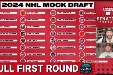2024 NHL Mock Draft - Complete First Round Ft. Special Guests!