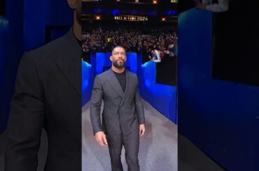 The Tribal Chief has arrived to #WWEHOF!