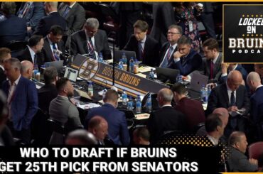 Who the Boston Bruins should draft if they get the 25th pick in a Linus Ullmark trade