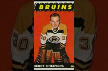 Gerry Cheevers Boston Bruins 1965-66 Topps 31 NHL Hockey Card