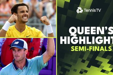 Tommy Paul Plays Sebastian Korda, Thompson vs Musseti | Queen's 2024 Semi-Final Highlights