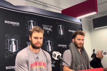 Barkov & Tkachuk: Florida Panthers Final Practice Before SCF Game 7 v Edmonton Oilers