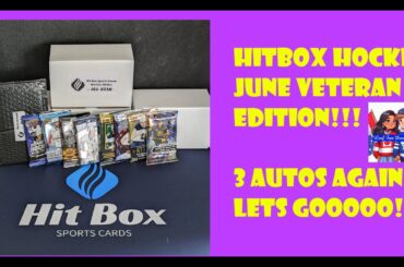 @hitboxsportscards  Hockey June Veteran Edition - 3 Autos Lets Goooo! 💥🔥😲