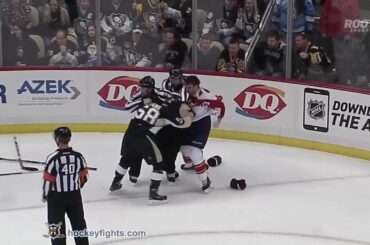 Willie Mitchell vs Kris Letang Dec 20, 2014