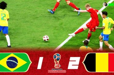 Brazil 1-2 Belgium - De Bruyne's Fantastic Goal - World Cup 2018 - Extended Highlights - Full HD