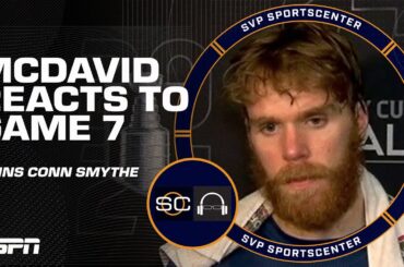 Connor McDavid reacts to the Oilers' Game 7 loss & winning the Conn Smythe Trophy | SC with SVP