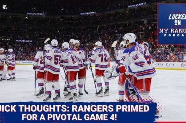 Can the Rangers go up 3-1 on the Panthers??? Breaking down Game 3 win and what's ahead on LO NHL!