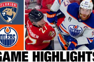 Edmonton Oilers vs Florida Panthers Highlights | Stanley Cup Final Game 7 | 2024 NHL