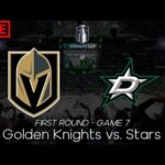 Vegas Golden Knights vs. Dallas Stars (First Round - Game 7) NHL Play by Play and Reactions