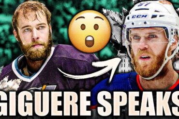 JS GIGUERE SPEAKS OUT ABOUT CONNOR McDAVID REJECTING THE CONN SMYTHE