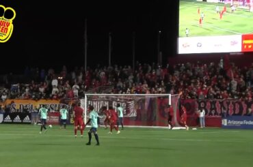 Adrian Rebollar with a Goal vs. Phoenix Rising FC