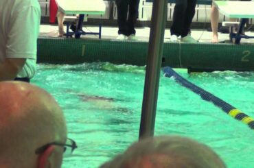 District 1 Championships -  100 Backstroke, Matt Phillips (Haverford)