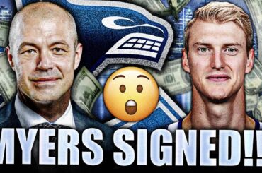 CANUCKS MAKE ANOTHER HUGE SIGNING: TYLER MYERS 3-YEAR CONTRACT EXTENSION