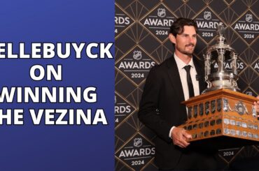 Connor Hellebuyck on winning the Vezina Trophy | Winnipeg Jets press conference