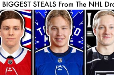 10 Biggest STEALS From The 2020 NHL Draft! (Hockey Top Prospects Leafs/Habs/Kings Rankings)