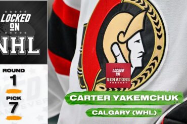 Ottawa Senators Draft Carter Yakemchuk in 2024 NHL Draft