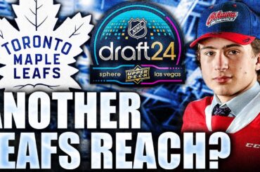 LEAFS DRAFT ANOTHER HUGE REACH IN THE 1ST ROUND… Ben Danford To Toronto