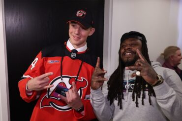 Take a behind the scenes look at Anton Silayev's draft night with an appearance from Marshawn Lynch.