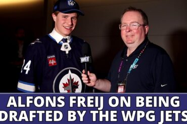Alfons Freij on being selected 2nd round 37th overall by the Winnipeg Jets