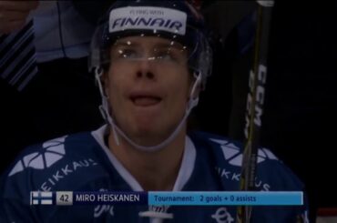 Miro Heiskanen vie Suomen johtoon Kanadaa vastaan