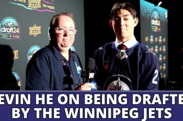 Kevin He on being selected 4th round 109th overall by Winnipeg Jets
