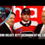 Michael Buffer announces Philadelphia Flyers’ No. 13 pick, Jett Luchanko | 2024 NHL Draft