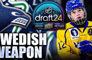 CANUCKS DRAFT A SWEDISH SCORING WEAPON: MELVIN FERNSTROM TO VANCOUVER FROM OREBRO