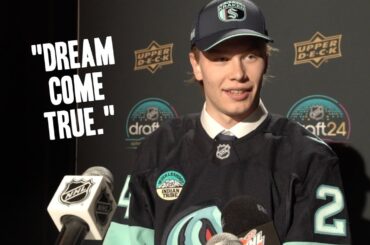 Seattle Kraken pick Julius Miettinen - NHL Draft Press Conference