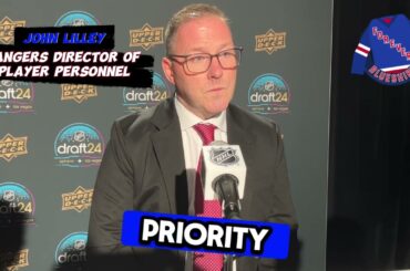 New York Rangers Director Of Player Personnel John Lilley Speaks On The Reason For Drafting EJ Emery