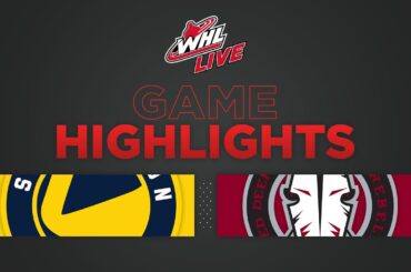 WHL Highlights: Blades (4) at Rebels (3) OT - December 2, 2022