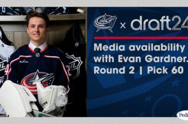 Meet the newest goalie to join the #CBJ! | Post-draft media availability (06/29/24)