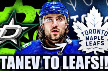 TORONTO MAPLE LEAFS OFFICIALLY TRADE FOR CHRIS TANEV: HUGE EXTENSION COMING (Dallas Stars)