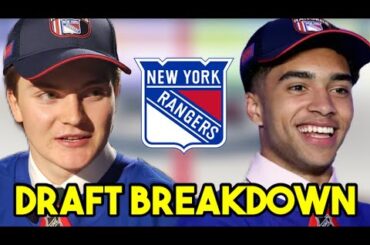New York Rangers DRAFTED SOME POTENTIAL STARS | Rangers 2024 NHL Draft Recap