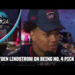 Cayden Lindstrom on journey to being drafted by the Blue Jackets | 2024 NHL Draft