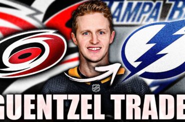 JAKE GUENTZEL OFFICIALLY TRADED TO THE TAMPA BAY LIGHTNING: HUGE CAROLINA HURRICANES TRADE
