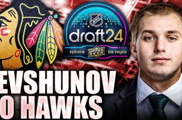 BLACKHAWKS DRAFT ARTYOM LEVSHUNOV 2ND OVERALL @ THE 2024 NHL DRAFT