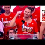 Matthew Tkachuk Jabs Edmonton at Florida Panthers Stanley Cup Championship Celebration NSFW