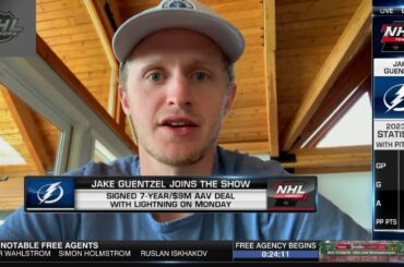 Guentzel talks 7-year deal with Lightning ⚡️