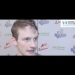 Dave Lowry and Matthew Phillips - Royals (3) Wheat Kings (4) post-game scrum