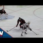 Blackhawks' Foligno Pots Slick Spinning Backhand Goal Off Perfect Feed From Bedard