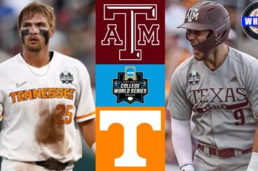 #3 Texas A&M vs #1 Tennessee (Finals Game 1) | College World Series | 2024 College Baseball