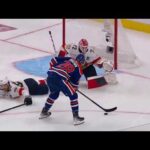 Mattias Janmark of the Edmonton Oilers scores shorthanded goal vs Panthers Game 4 SCF 15-06-2024