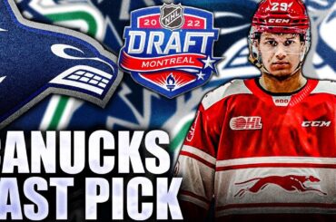 PATRIK ALLVIN'S FINAL PICK: CANUCKS GET THEIR OWN KK (2022 NHL Entry Draft: Kirill Kudryavtsev) OHL